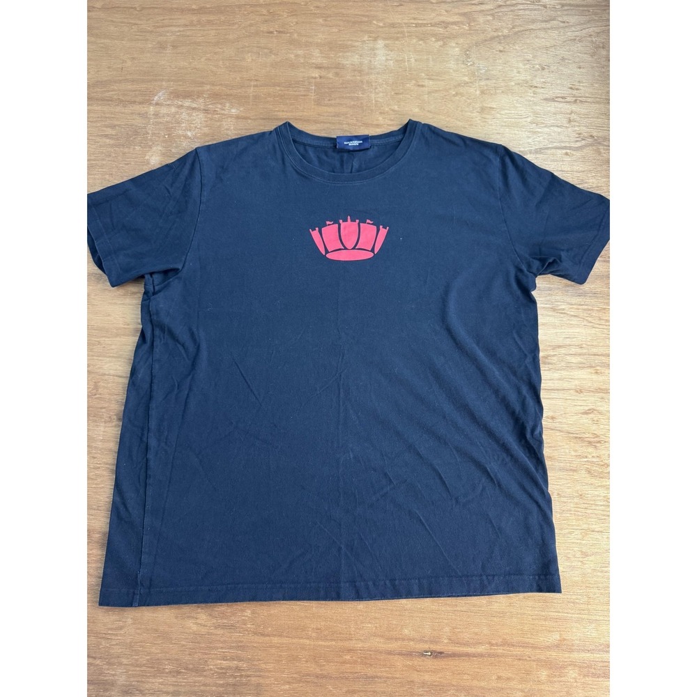 Rowing Blazers Shirt Mens XL Navy Blue Crown Logo Crewneck Graphic Tee T-Shirt